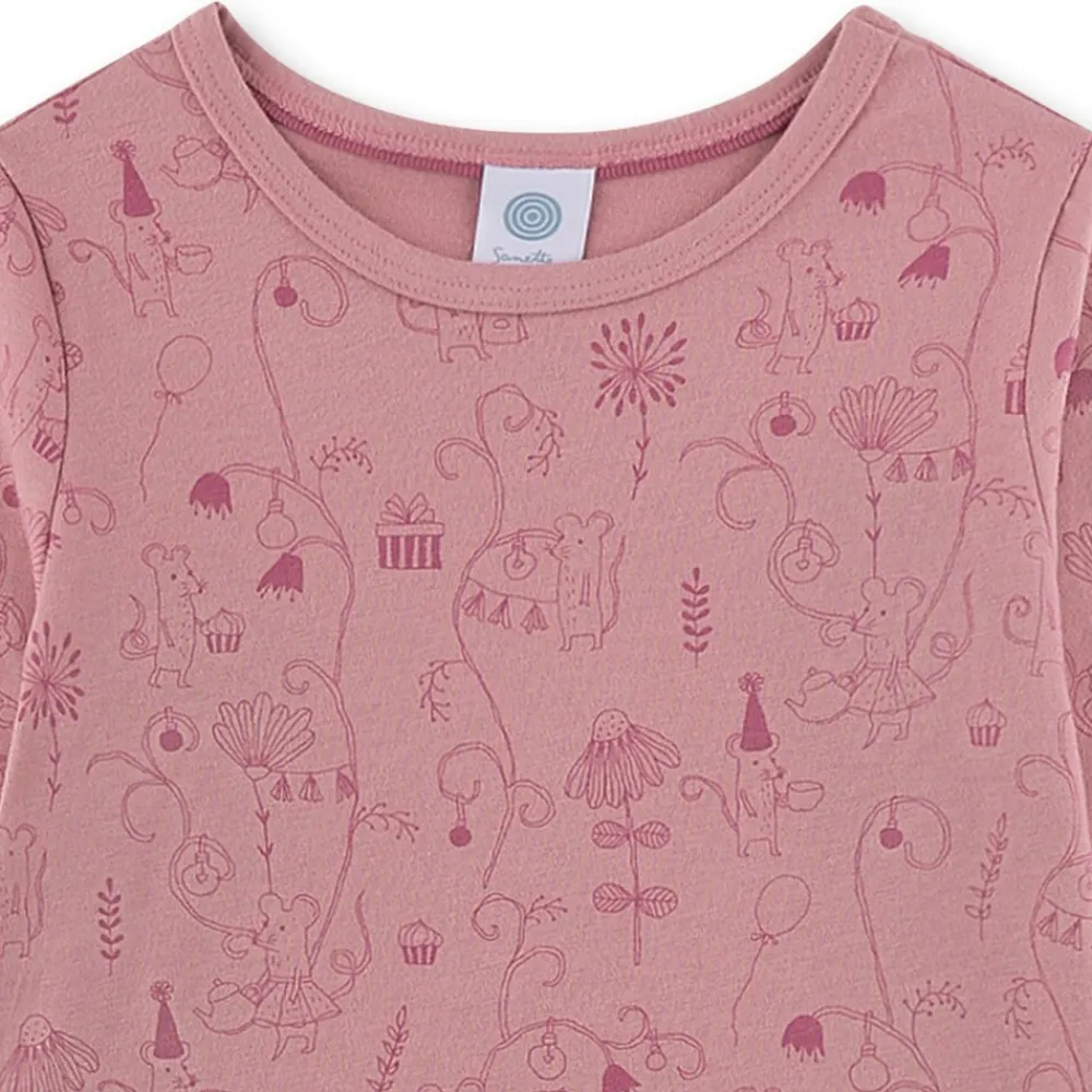 Sanetta Mädchen Pyjama Rosa