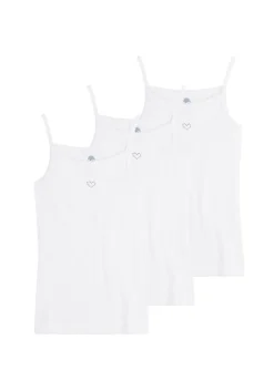 Sanetta Mädchen Unterhemd Weiß Discount