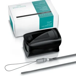 Pulsoximeter Finger - SpO2 Pulsmesser - Fingerpulsoximeter - Messung von Puls und Sauerstoffsättigung am Finger - OLED Display ^ Medicinalis Outlet