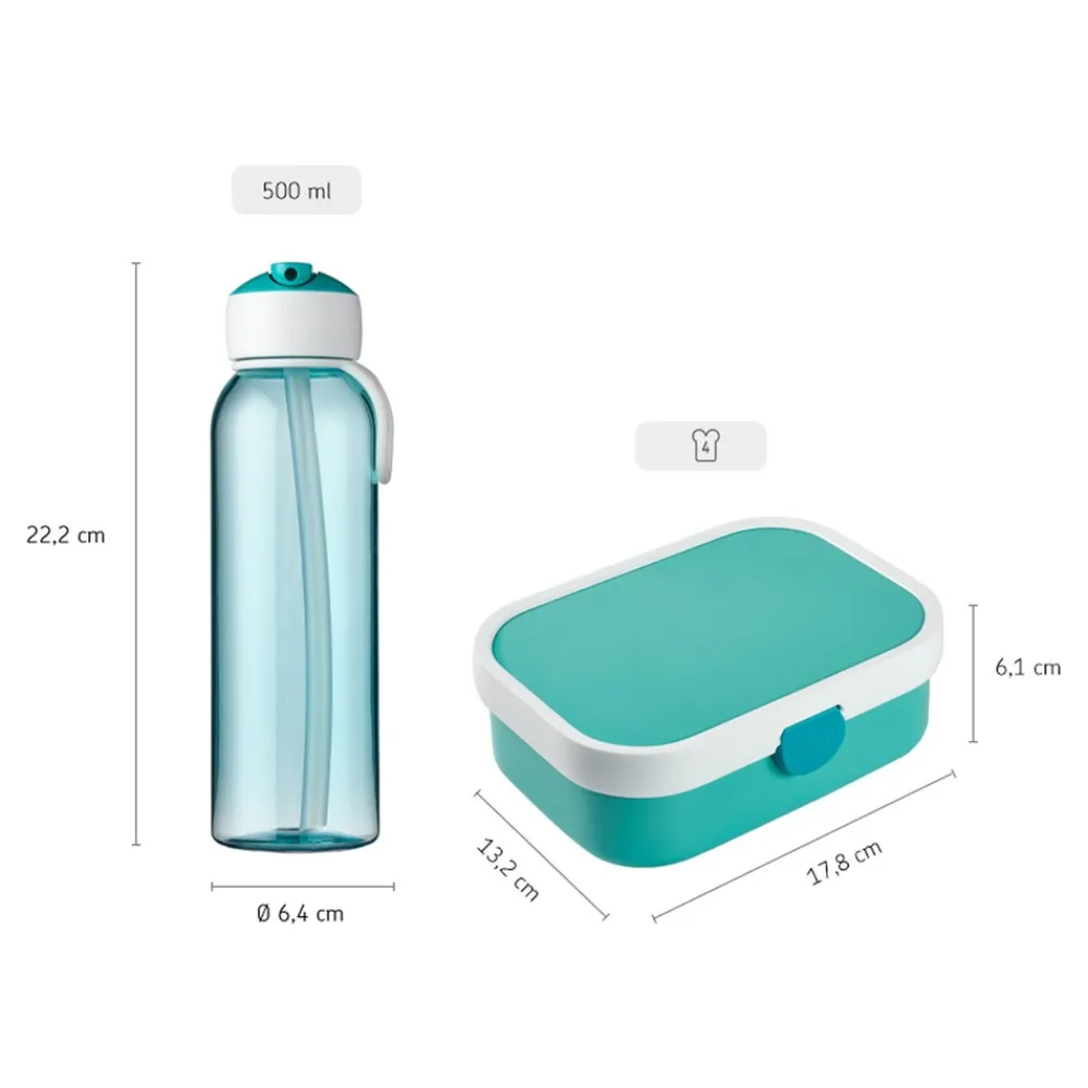 Mepal Lunchset Campus 2er Set blau Online