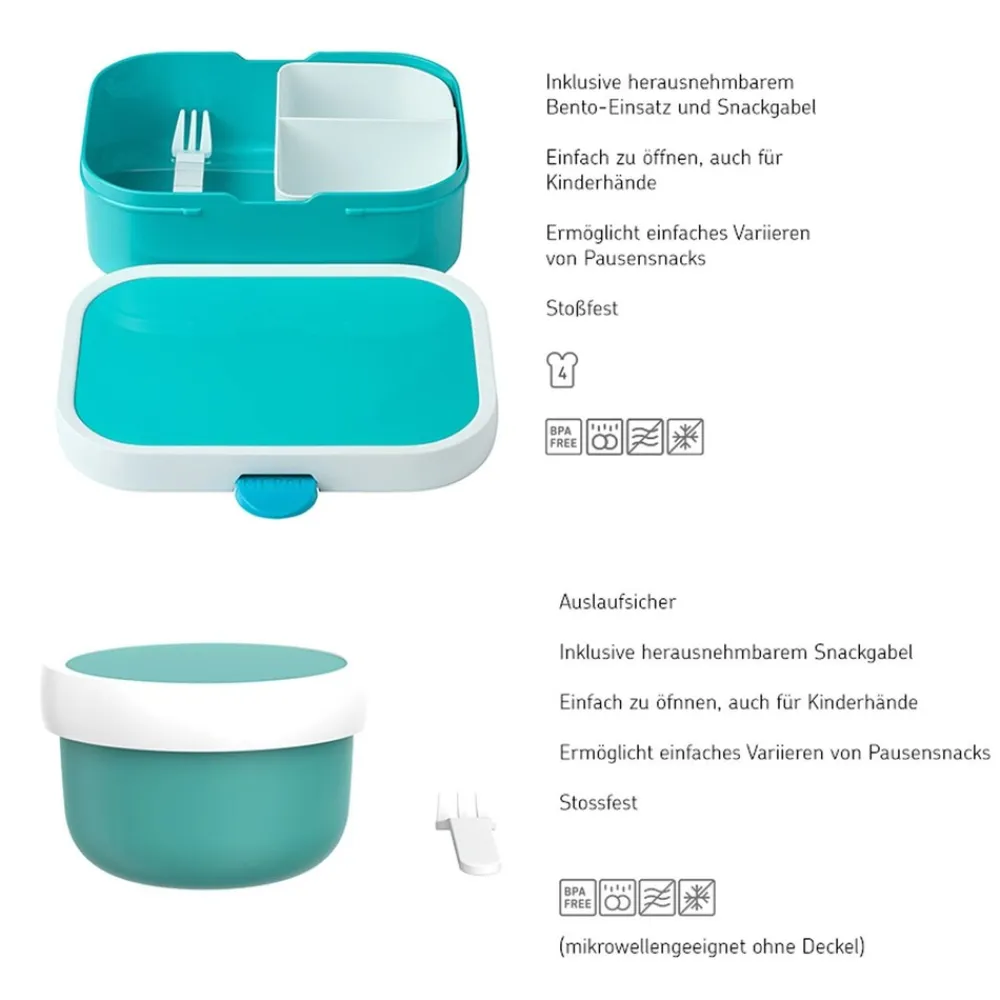 Mepal Obst- und Bentobox Dino Campus 300 & 750 ml dunkelgrün Online