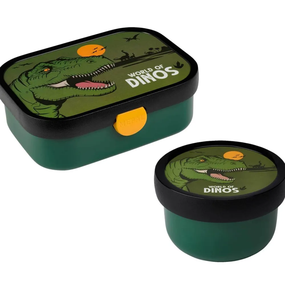 Mepal Obst- und Bentobox Dino Campus 300 & 750 ml dunkelgrün Online