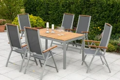 Siena Set 7tlg. Tisch 150x90 cm ^ Merxx Outlet