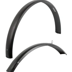 Messingschlager Schutzblech Set vorne hinten Spritzschutz Mudguard Schmutzfänger Fahrradschutzblech Vollschutzblech schwarz Clearance