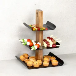 Metall Etagere, 3-stöckig ^ Kesper Best