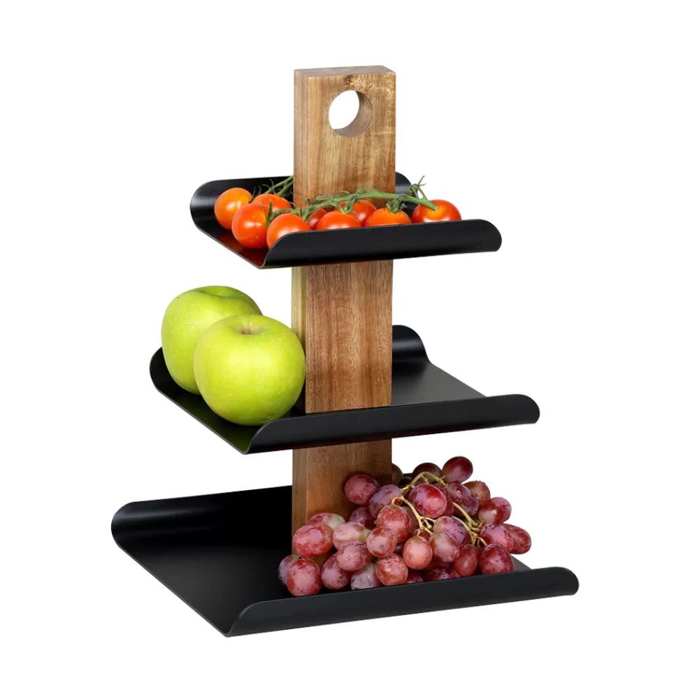 Metall Etagere, 3-stöckig ^ Kesper Best