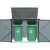 Westmann Metall Mülltonnenbox anthrazit, 172x100x131 cm Hot