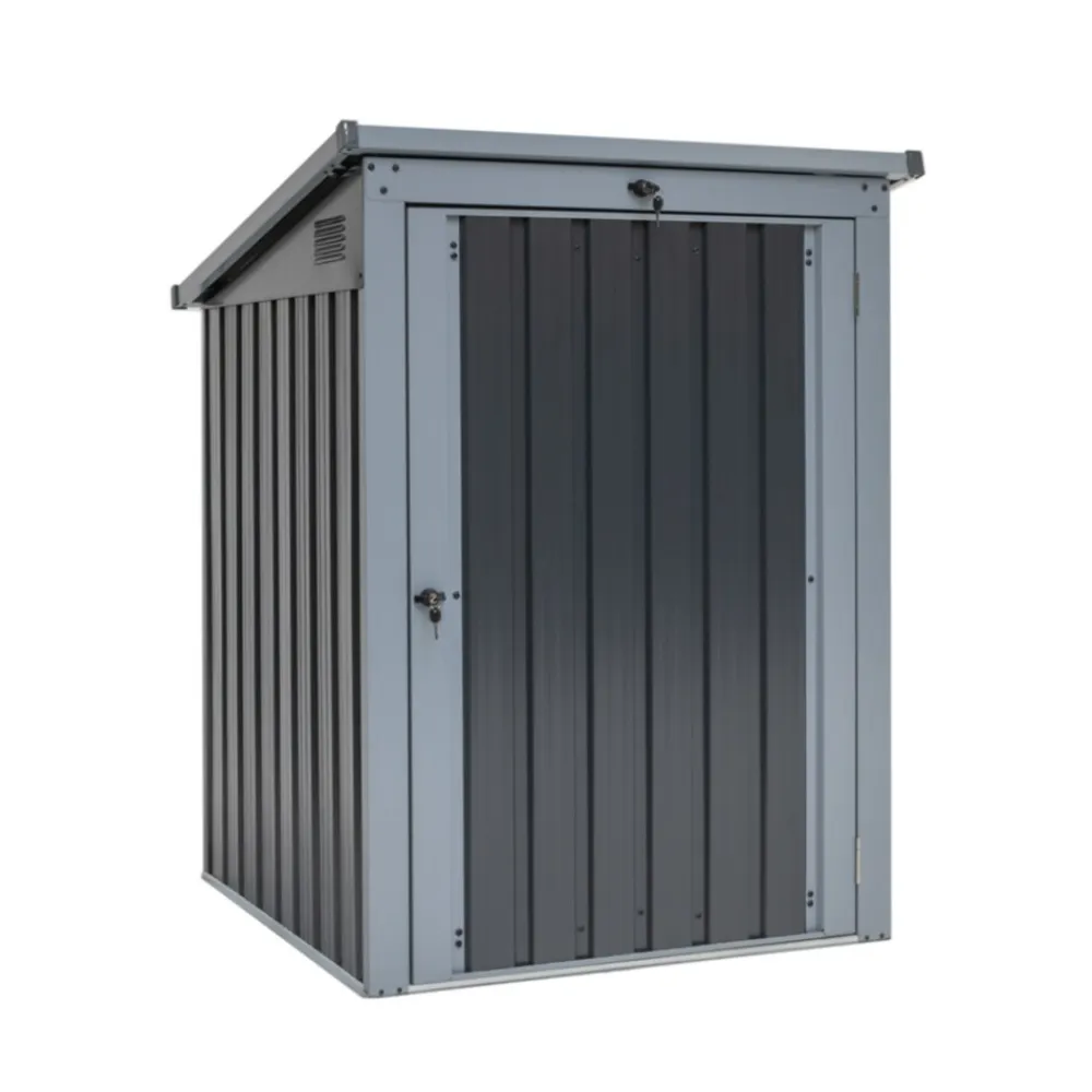 Metall Mülltonnenbox 1-fach anthrazit/lichtgrau ^ Westmann Sale