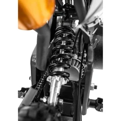 Actionbikes Motors Mini-Crossbike Delta, Benzin-Motorrad, Pocketbike, Dirtbike, 49 ccm, bis zu 40 km/h, Scheibenbremsen Schwarz Sale