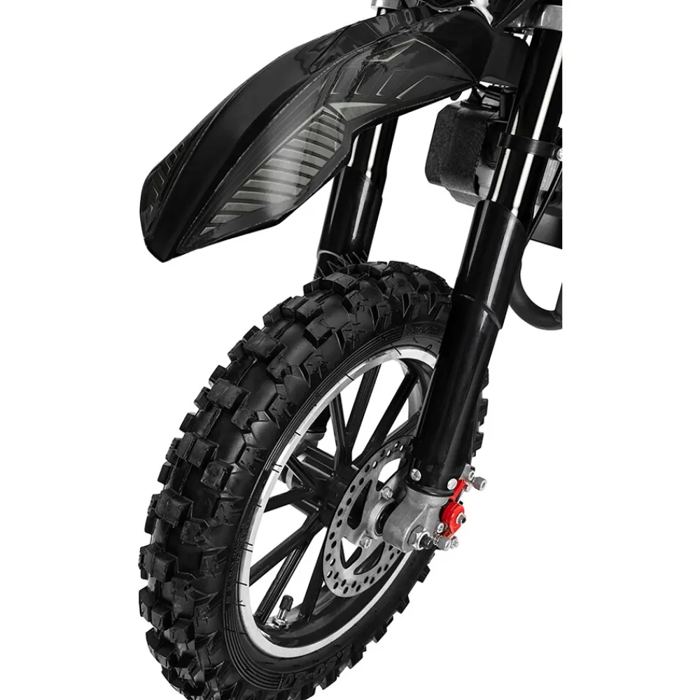 Actionbikes Motors Mini-Crossbike Delta, Benzin-Motorrad, Pocketbike, Dirtbike, 49 ccm, bis zu 40 km/h, Scheibenbremsen Schwarz Sale