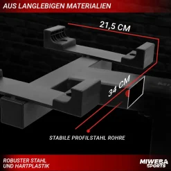 Miweba Sports Hantelständer für verstellbare Kurzhanteln VH100/VH200, Stahl, stabile Hantelablage New