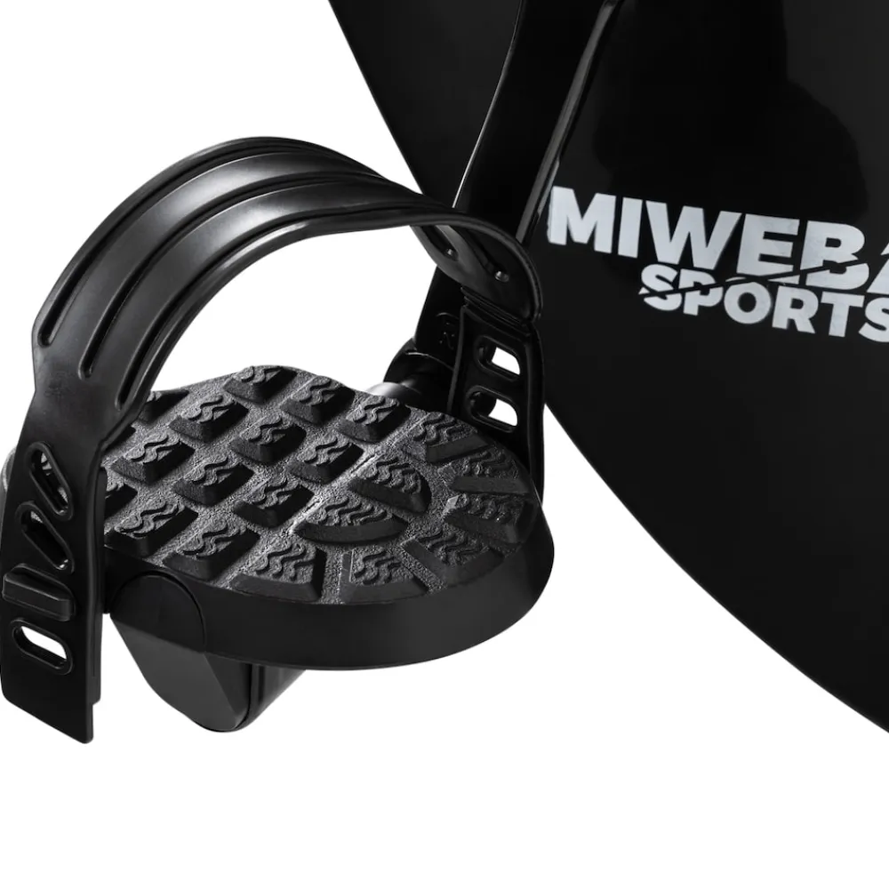 Miweba Sports Indoor-Cycle MX100 PRO mit Rückenlehne und ErgoGrip Griffen, klappbar (Pro, Schwarz/Grau) Online