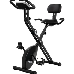 Miweba Sports Indoor-Cycle MX100 PRO mit Rückenlehne und ErgoGrip Griffen, klappbar (Pro, Schwarz/Grau) Online