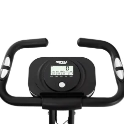 Miweba Sports Indoor-Cycle MX100 PRO mit Rückenlehne und ErgoGrip Griffen, klappbar (Pro, Schwarz/Grau) Online