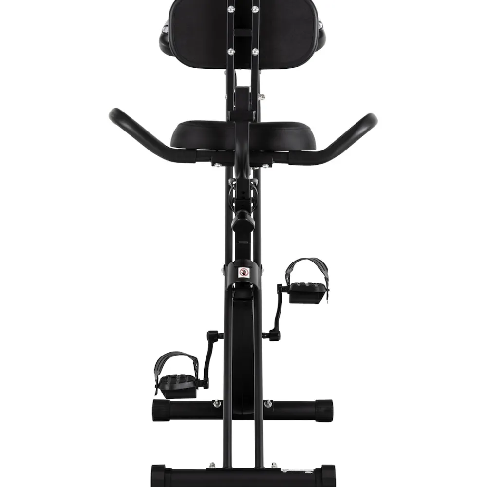 Miweba Sports Indoor-Cycle MX100 PRO mit Rückenlehne und ErgoGrip Griffen, klappbar (Pro, Schwarz/Grau) Online