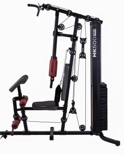 50in1-Kraftstation MK500 Pro, Fitnessstation mit ca. 60 kg Seilzug, Butterfly, Zugturm ^ Miweba Sports New