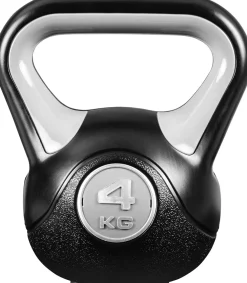 Kettlebell KB200, Kunststoff-Kugelhantel, 4-12 kg, Anti-Rutsch-Griff, Hartgummifüße (4,0 kg) ^ Miweba Sports Sale