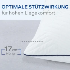 Kopfkissen »Lono« XXL, 80x40 cm ^ MLILY