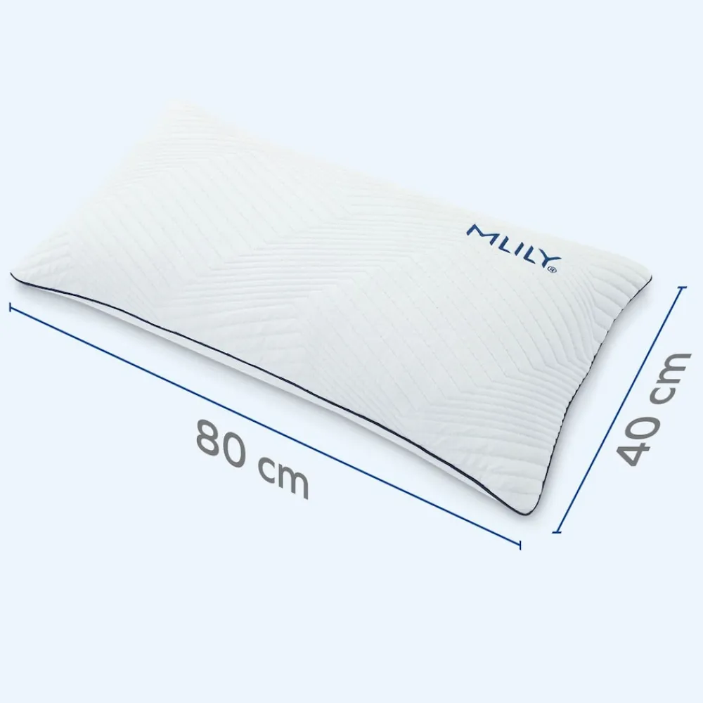 Kopfkissen »Lono« XXL, 80x40 cm ^ MLILY
