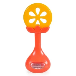 Moni Babyrassel HE0139 Beißring Greifling, Zahnungshilfe, bunte Perlen ab Geburt rot Sale