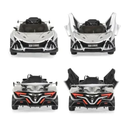 Kinder Elektroauto Flash metallic 4 Motoren, MP3, Fernbedienung, EVA-Reifen ^ Moni Best