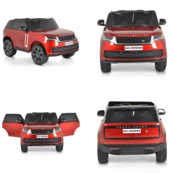 Moni Kinder Elektroauto Range Rover SUV metallic Fernbedienung Gurt EVA-Reifen rot Outlet
