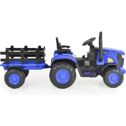 Kinder Elektrotraktor Rancher mit Anhänger, Hupe, Licht, MP3, Fernbedienung ^ Moni Best
