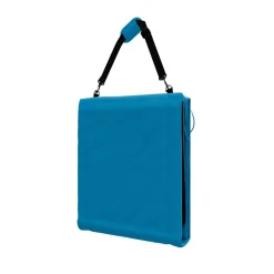 ® Strandmatte 1er Set klappbar mit Rückenlehne, Strandliege mit Gurt, tragbar für Strand und Garten, Liegematte blau ^ 24MOVE Clearance