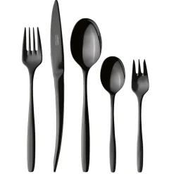 Mäser Besteck-Set, Edelstahl Nigran Schwarz