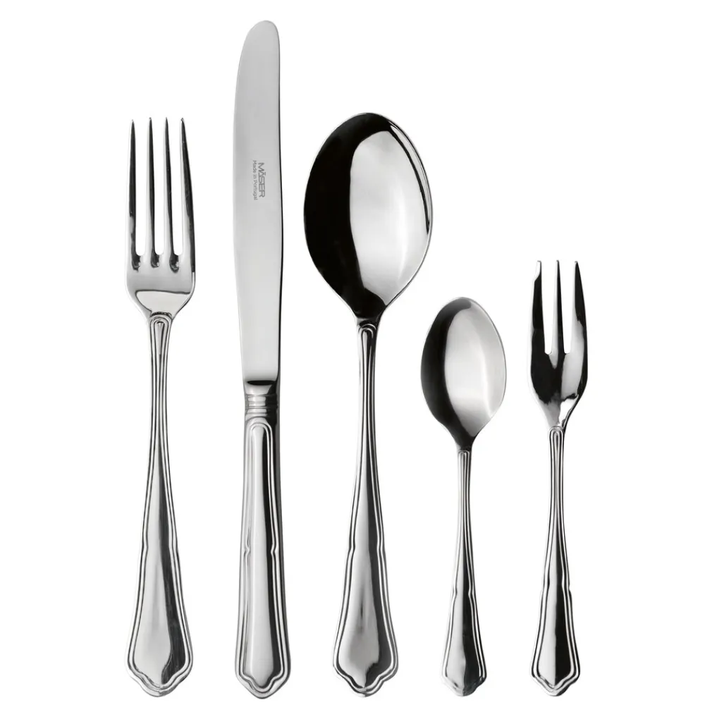 Besteck-Set, Edelstahl Pacifico Silber ^ Mäser Sale