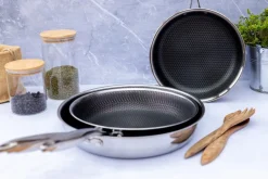 Mäser Bratpfanne, Edelstahl Hestia Schwarz / Silber Clearance