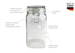 Einmachglas 2,5 l GOTHIKA Transparent ^ Mäser New