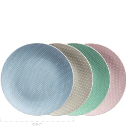 Mäser Geschirr-Set, Porzellan Kitchen Time II Rosa, Blau, Grün, Beige