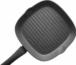Grillpfanne, Aluminium Leonis Schwarz ^ Mäser Discount