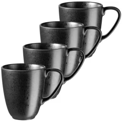 Mäser Kaffeebecher-Set, Steinzeug Essential Schwarz Sale
