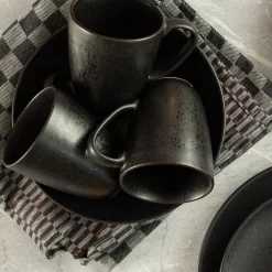 Mäser Kaffeebecher-Set, Steinzeug Essential Schwarz Sale