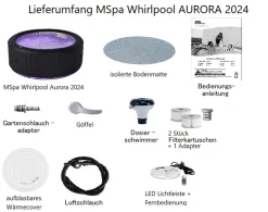 MSpa (ORPC) MSpa Whirlpool Urban AURORA 2026 - U-AU062 - Outdoor Indoor Pool aufblasbar XXL 6 Personen Online