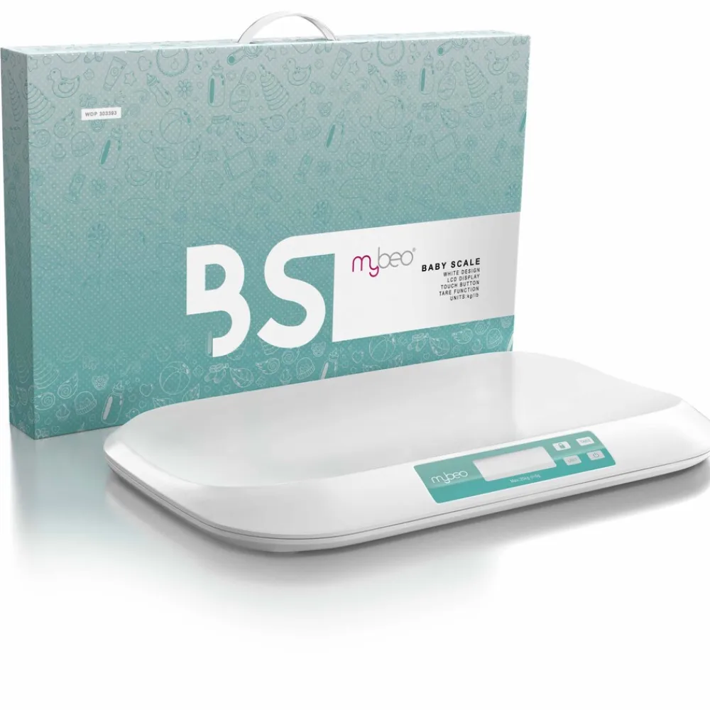 MyBeo Digitale Babywaage mit Display 50 g bis 20 kg / 3 Zoll Display / Einheit kg & lb Best