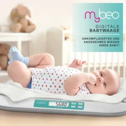MyBeo Digitale Babywaage mit Display 50 g bis 20 kg / 3 Zoll Display / Einheit kg & lb Best