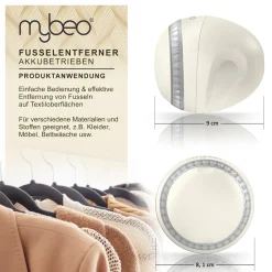 elektrischer Fusselentferner mit Akku, USB-Ladekabel, Sicherheitsschalter, für Kleidung & Polster ^ MyBeo Sale
