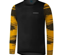 Shimano YOKO .S.  ong Seeve Jersey, ustard Yeow Discount