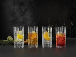 Nachtmann Longdrinkgläser Square 445 ml 4er Set transparent Sale