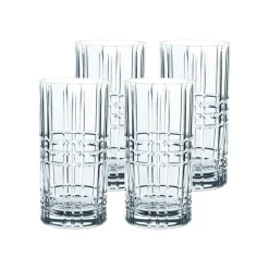 Nachtmann Longdrinkgläser Square 445 ml 4er Set transparent Sale
