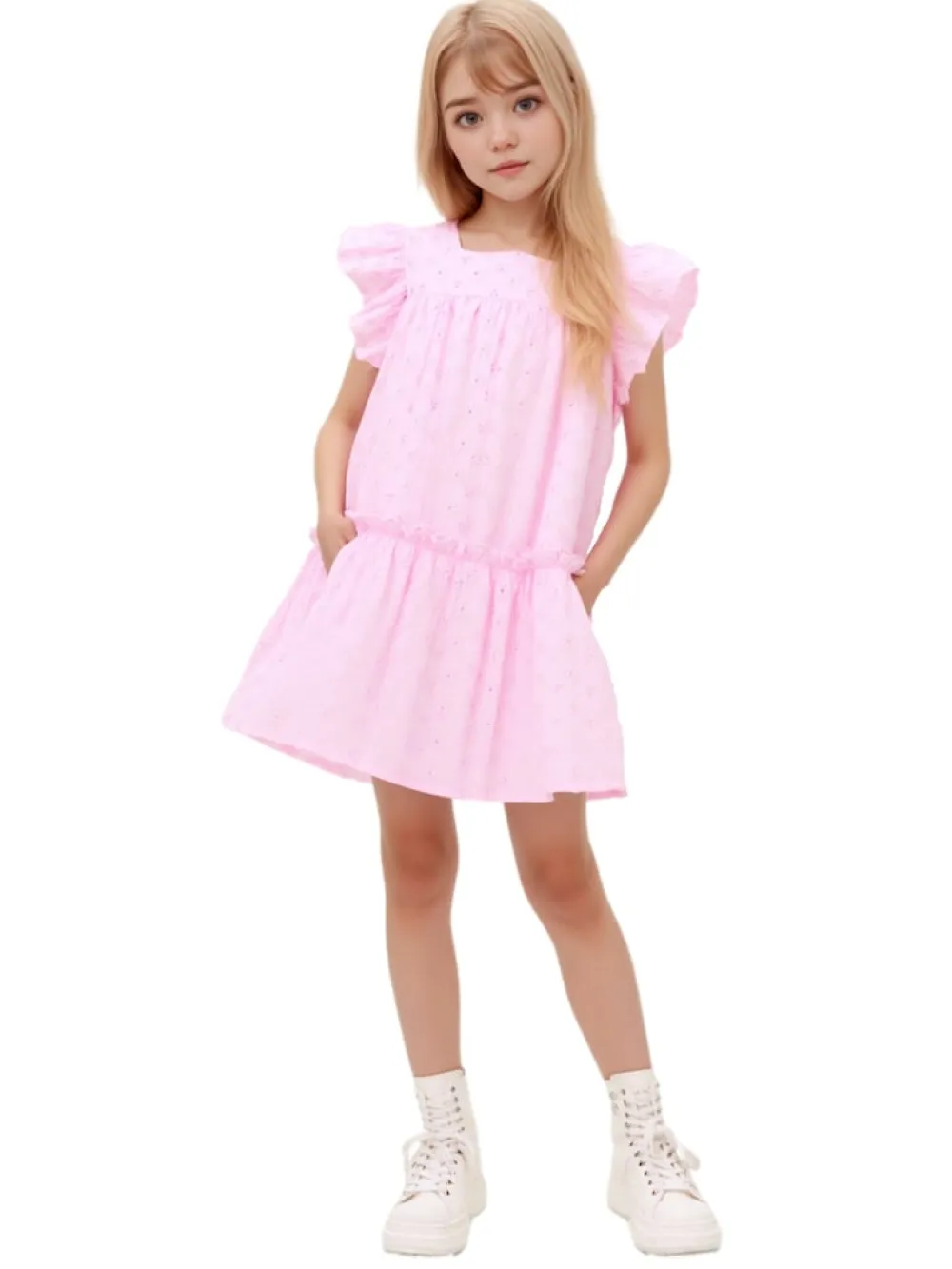 Name It Kleid DETINES Blümchenkleid rosa Outlet