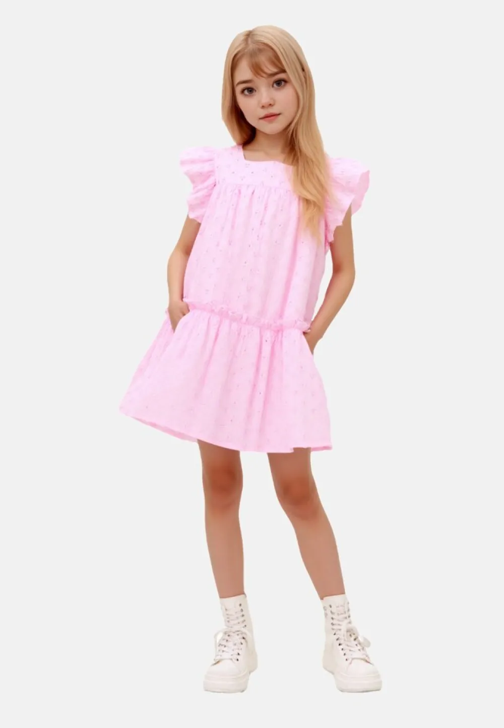 Name It Kleid DETINES Blümchenkleid rosa Outlet