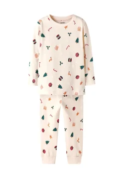 Name It Pyjama VISMAS Schlafanzug weiß New