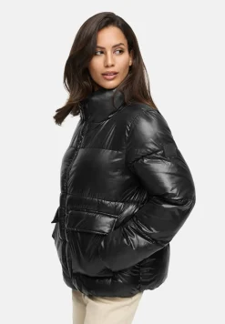 Damen Winter Steppjacke gesteppt Anorak Puffer Winterjacke hochschlie§ender Kragen & dicker Reißverschluss Eispracht ^ NAVAHOO Online