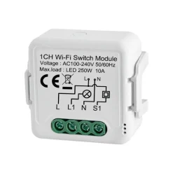 1-channel Relay Switch 10A WLAN Relais Schalter 1-Kanal SmartLife oder Tuya Smart App ^ Netplus Clearance