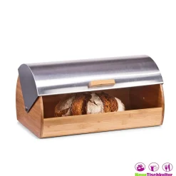 Brotkasten Bambus, Edelstahl ^ neuetischkultur Sale