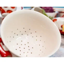 neuetischkultur Küchensieb Keramik Cherry New